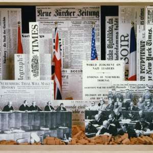 Diorama 1945: Die Nuernberger Prozesse im Spiegel der Weltpresse und im Schutt der zerstörten Stadt