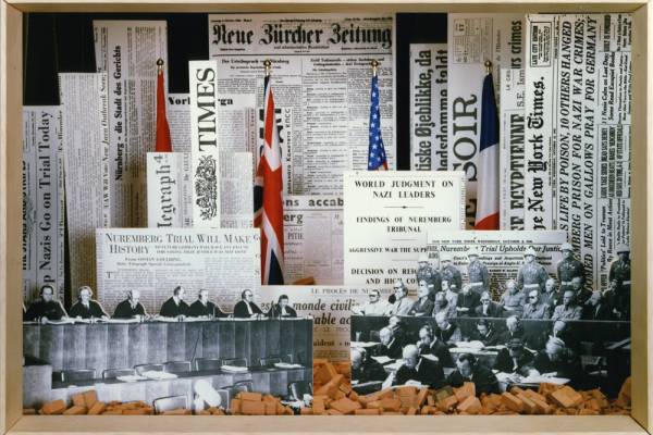 Diorama 1945: Die Nuernberger Prozesse im Spiegel der Weltpresse und im Schutt der zerstörten Stadt