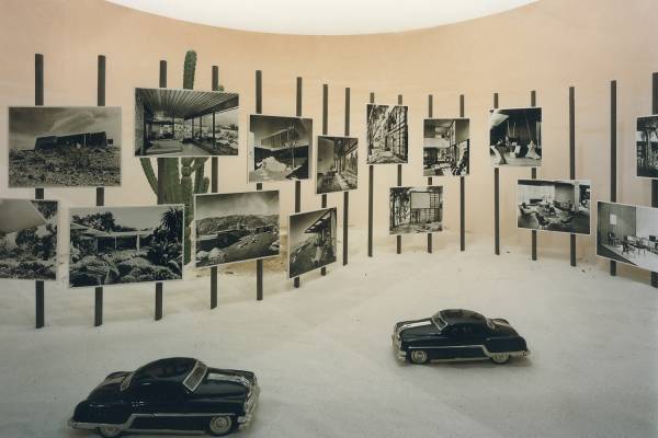 Diorama zur modernen Architektur