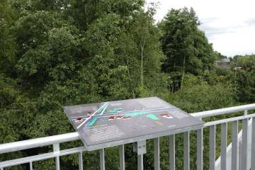 Infopult am Moorpegel