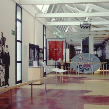 Blick in das Shed der ehemaligen Wollkämmerei